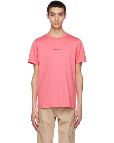 Marni プリントtシャツ - ピンク