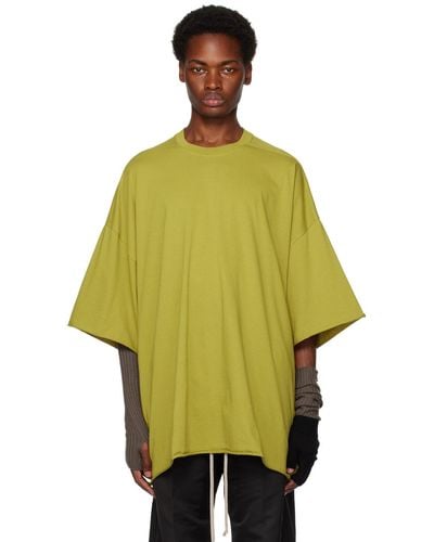 Rick Owens Tommy Tシャツ - イエロー