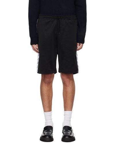 Fred Perry Black Taped Shorts