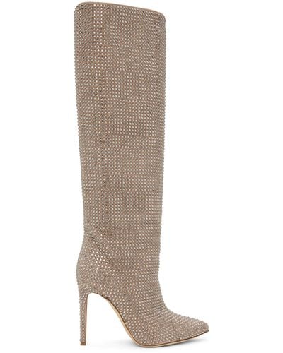 Paris Texas Taupe Holly Tall Boots - Multicolor