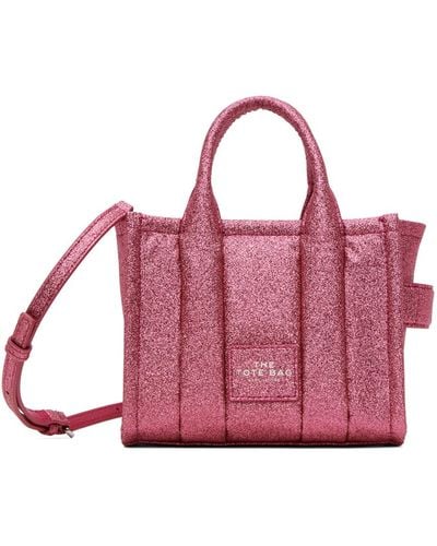 Marc Jacobs Pink 'the Galactic Glitter Mini' Tote