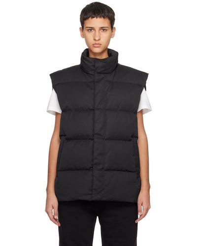 MM6 by Maison Martin Margiela Black Quilted Down Vest