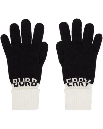Burberry Cashmere Gloves - Black
