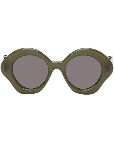 Loewe Green Bow Sunglasses - Black
