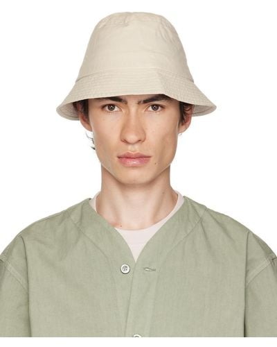 Norse Projects Off-white Eco-dye Bucket Hat - Blue
