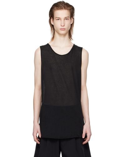 Song For The Mute Basic Tank Top - Black