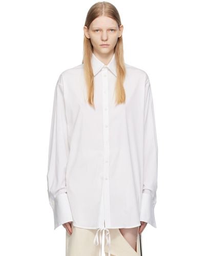 Peter Do Wrap Shirt - White