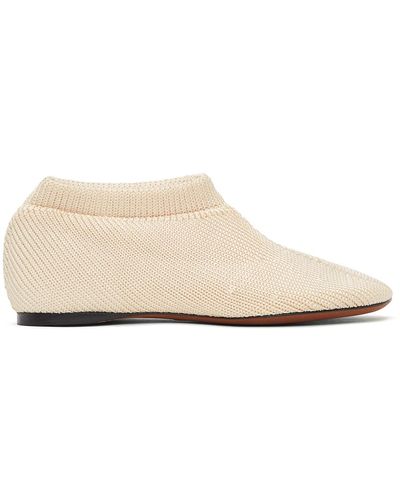 Proenza Schouler Off- Rondo Knit Slippers - Natural