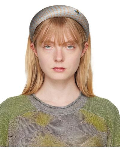 Vivienne Westwood Embroidered Headband - Green
