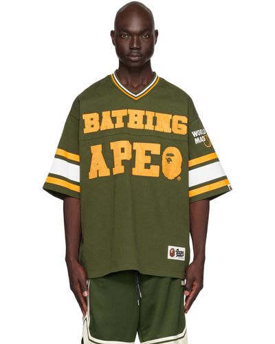 A Bathing Ape Appliqué T-shirt - Green