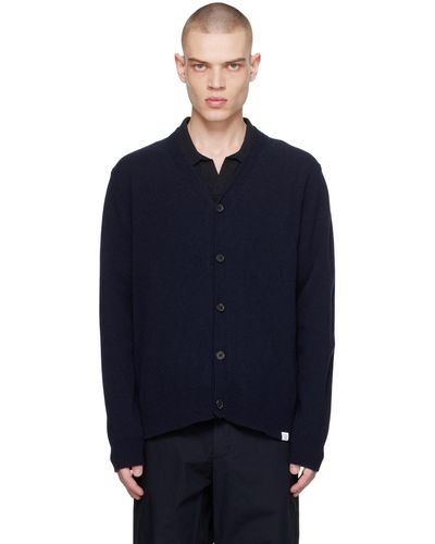 Norse Projects Adam Cardigan - Blue