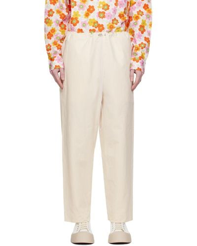 Camiel Fortgens Simple Trousers - White