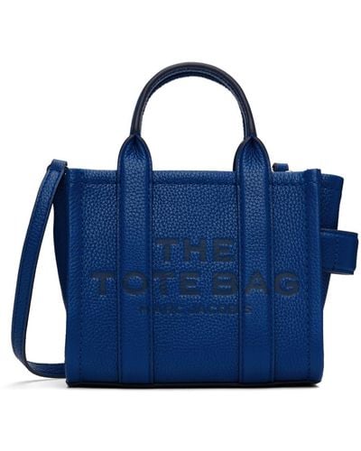 Marc Jacobs 'The Leather Mini' Tote - Blue