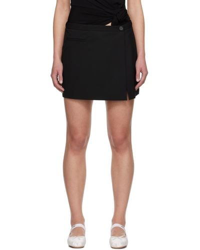 Sandy Liang Aran Miniskirt - Black