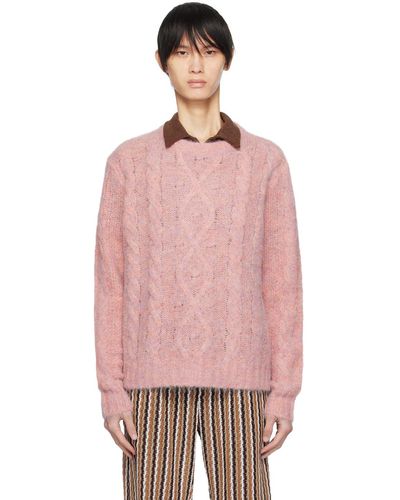 Cmmn Swdn Brushed Sweater - Pink