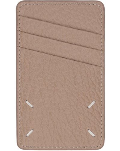 Maison Margiela Four Stitches Card Holder - Natural