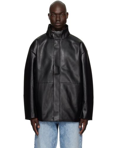 Calvin Klein Leather jackets for Men | Online Sale up to 36% off | Lyst