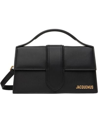 Jacquemus Le Grand Bambino Leather Bag - Black
