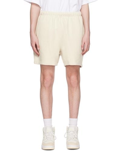 Calvin Klein オフホワイト リラックス ショートパンツ - ナチュラル