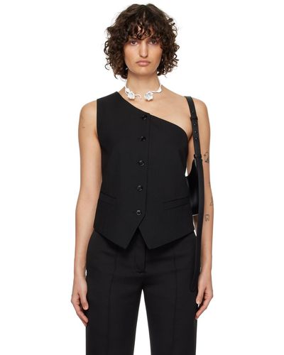 Acne Studios Asymmetric Vest - Black