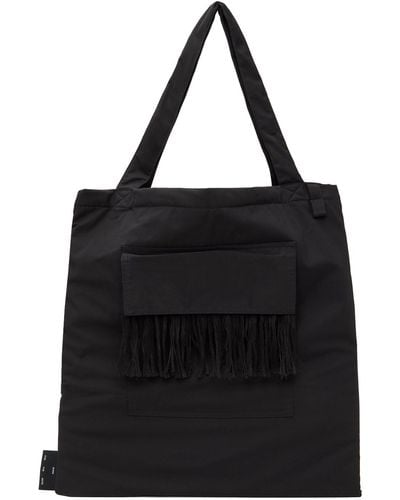 Song For The Mute Fringe Tote - Black