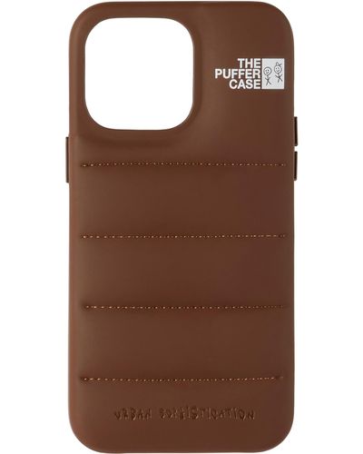 Urban Sophistication 'The Puffer' Iphone 14 Pro Max Case - Brown