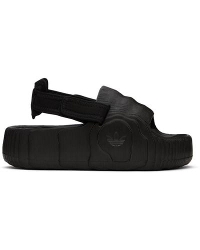 adidas Originals Black Adilette 22 Xlg Slides