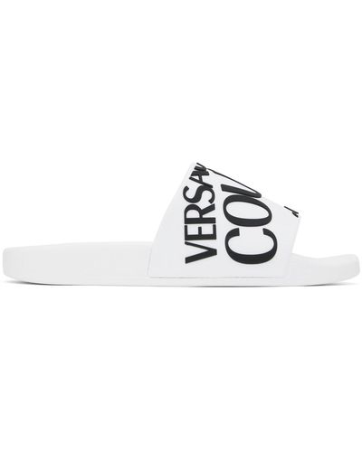 Versace Jeans Couture Shoes > flip flops & sliders > sliders - Blanc