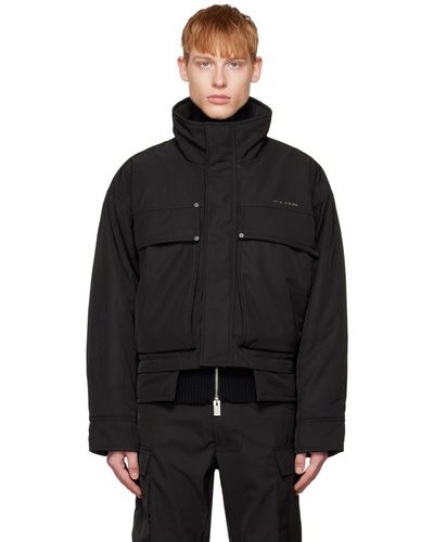 1017 ALYX 9SM Aviator Bomber Jacket - Black