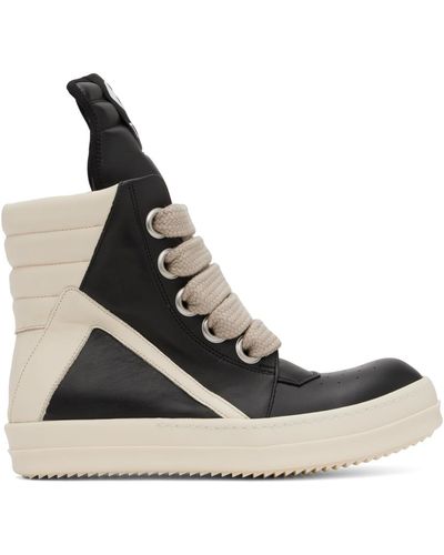 Rick Owens Geobasket Sneakers - Black