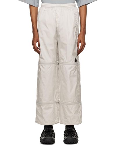 Perks And Mini Lifted Zip Lounge Trousers - Natural