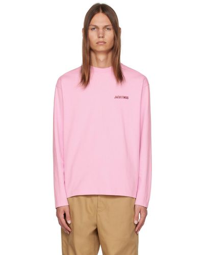 Jacquemus Pavane T-shirt With Logo - Pink