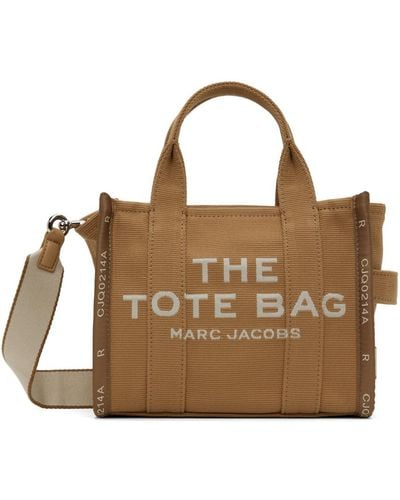 Marc Jacobs Tan 'the Jacquard Small' Tote - Brown