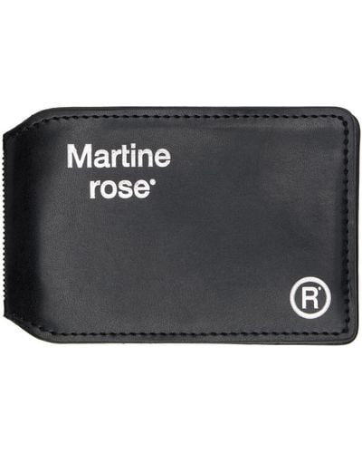 Martine Rose Foldable Wallet - Black