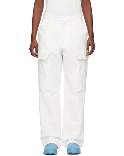 Sky High Farm Alastair Mckimm Edition Cargo Trousers - White