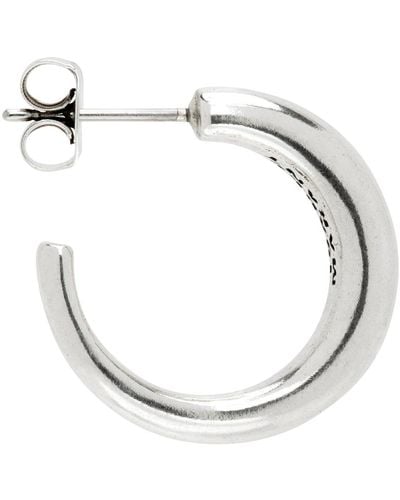 Isabel Marant Silver Ring Man Single Earring - Metallic