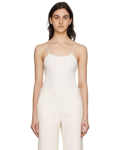 The Row Off-white Folly Bodysuit - Multicolor