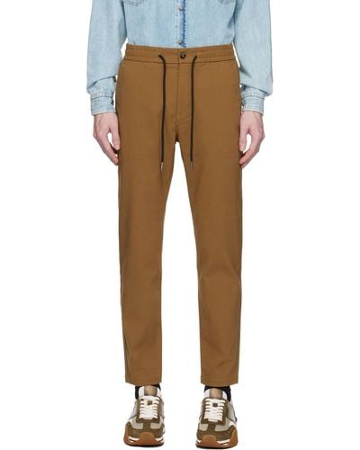 BOSS Beige Tapered Chino Trousers - Multicolour