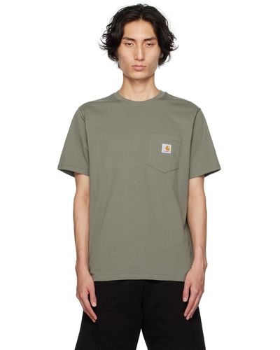 Carhartt Khaki Pocket T-shirt - Multicolour