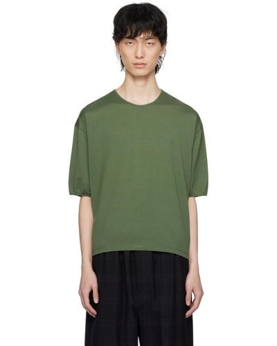 Lemaire Relaxed T-Shirt - Green