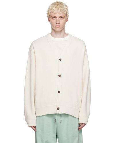 WOOYOUNGMI Off-white Essential Cardigan - Natural