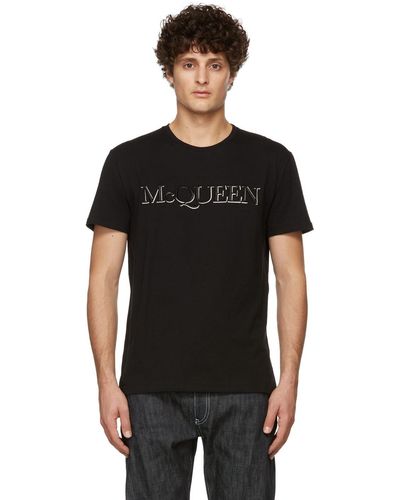 Alexander McQueen ロゴ T シャツ - ブラック