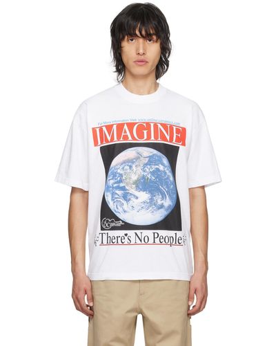 ONLINE CERAMICS T-shirt 'imagine' blanc