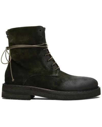 Marsèll Khaki Parrucca Boots - Black