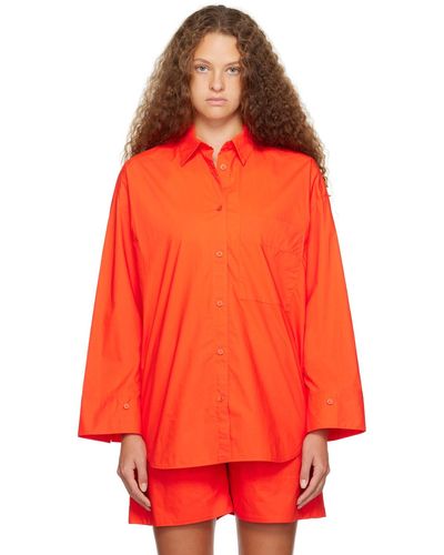 By Malene Birger Derris Shirt - Orange