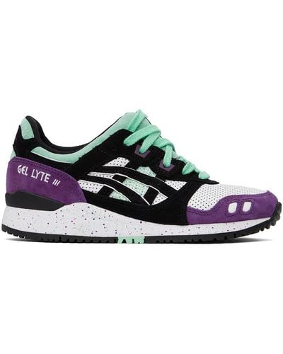 Asics Baskets gel-lyte iii og noir et mauve