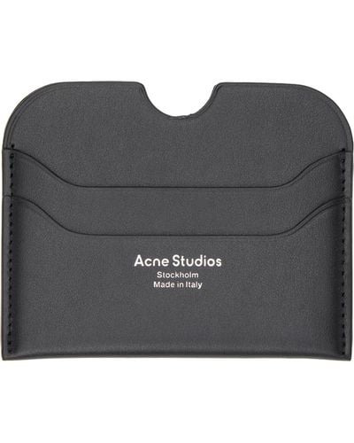 Acne Studios Black Slim Card Holder
