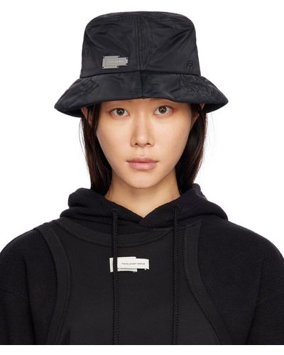 Feng Chen Wang Quilted Bucket Hat - Black