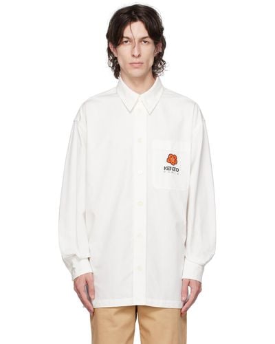 KENZO Off-white Paris Boke Flower Shirt