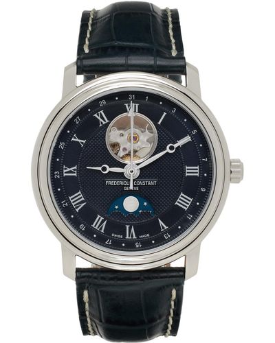 Frederique Constant Classics Heart Beat Moonphase Date 腕時計 - グレー